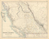 British Columbia and Vancouver Island. British North America c1863 old map