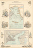 Turkey. Grecian Archipelago Aegean Mountains. Constantinople Istanbul c1863 map