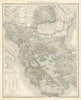 Türkei & Greichenland. Greece & Balkans. British Ionian. Stein/Ziegler 1858 map