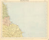 NORTH YORKSHIRE, DURHAM & NORTHUMBERLAND COAST. Lighthouses. LETTS 1892 map