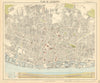 LIVERPOOL town city map. Mersey Tunnel section. Ward boundaries.LETTS 1892