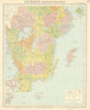 SOUTHERN SWEDEN. Lighthouses & Railways. Malmo Gothenburg. LETTS 1892 old map