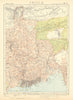 BRITISH BENGAL BANGLADESH Calcutta Bhutan Assam Sikkim. Railways. LETTS 1892 map