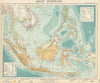 Asiatic Archipelago. Dutch East Indies. Indochina Philippines. LETTS 1892 map