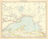 LAKE SUPERIOR. Canada Ontario Michigan. Lighthouses & Railroads. LETTS 1892 map