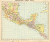 SOUTHERN MEXICO & CENTRAL AMERICA. Lighthouses. Key West Yucatan. LETTS 1892 map