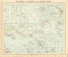 PACIFIC ISLANDS Polynesia Hawaii Samoa Fiji Tahiti Galapagos. LETTS 1892 map