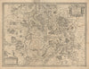 Lotharingia Septentrionalis. Loraine vers le Sept Lorraine. Janssonius c1631 map