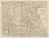 Graecia. Greece and the Aegean islands by Gerard Mercator / Hondius c1631 map