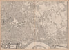 'CASSELLS LONDON E Limehouse Stepney Whitechapel Bethnal Green. WELLER 1862 map