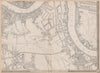 'CASSELLS LONDON SE. Rotherhithe Bermondsey Deptford Peckham. WELLER 1862 map