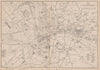 LANDMARKS OF LONDON. Clubs Theatres Churches Public Buildings. WELLER 1862 map
