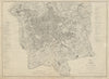 ROME (MODERN). Large town/city plan by T. ETTLING. Dispatch Atlas 1862 old map