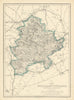 NORTHAMPTONSHIRE SOUTH. Daventry Towcester. Railways. DOWER. Dispatch 1863 map