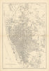 LIVERPOOL. Large town/city plan by BR DAVIES for the Dispatch Atlas 1863 map