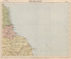 NORTH YORKSHIRE, DURHAM & NORTHUMBERLAND COAST. Lighthouses. LETTS 1889 map