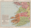 SW IRELAND MUNSTER. Lighthouses. Lifeboat stations. Round towers. LETTS 1889 map