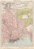 BRITISH BENGAL BANGLADESH Calcutta Bhutan Assam Sikkim. Railways. LETTS 1889 map