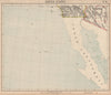 Baja & SOUTHERN CALIFORNIA & ARIZONA. San Diego & Phoenix. LETTS 1889 old map