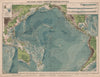 Pacific Ocean. Cables & Wireless Stations. Sections 1918 old antique map chart