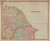 Antique county map of North-east Yorkshire by Henry Teesdale 1831 old