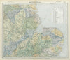 ENGLAND EAST WATERSHEDS Lighthouses. Midlands/Anglia Lincolnshire LETTS 1883 map