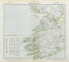 SW IRELAND MUNSTER. Lighthouses. Lifeboat stations. Round towers. LETTS 1883 map