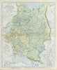 RUSSIA. Eastern Europe. Ukraine Belarus Baltics Finland Georgia. LETTS 1883 map