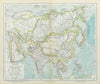 ASIA. British India Hedjaz China Arabia Persia Siam Beloochistan. LETTS 1883 map