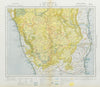 BRITISH INDIA SOUTH. Mysore Carnatic Madras. Tea plantations. LETTS 1883 map