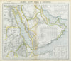 ARABIA Deba/Dubai Abothubi/Abu Dhabi Katar/Qatar Grane/Kuwait. LETTS 1883 map