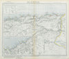 ALGERIA. North Africa. Algiers Oran Constantine. British Consuls. LETTS 1883 map