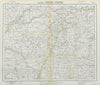 SOUTHEASTERN USA. Arkansas Tennessee Missouri MS KY AL Railroads. LETTS 1883 map