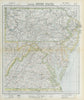 MID-ATLANTIC STATES. Pennsylvania NJ Maryland Delaware Virginia. LETTS 1883 map