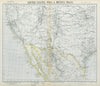 SOUTHWESTERN USA & NORTHERN Mexico. California Texas. Railroads. LETTS 1883 map