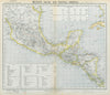 SOUTHERN MEXICO & CENTRAL AMERICA. Lighthouses. Key West Yucatan. LETTS 1883 map