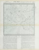 ASTRONOMY CELESTIAL Star map chart signs Spring Aries Aquarius Pisces LETTS 1883