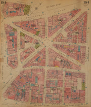 GOAD MAP.Seven Dials WC2.Shaftesbury Ave Earlham St Monmouth Mercer Neal 1934