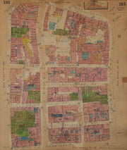 GOAD MAP.Covent Garden WC2.Endell St Neal Drury Ln Long Acre Shelton Dryden 1928