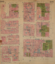 GOAD MAP.SW1.St James's St Pl Pall Mall King Duke Bury Jermyn Cleveland Row 1940