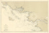 Loire-Atlantique Morbihan coast Belle-Île Groix ADMIRALTY chart 1858 (1954) map