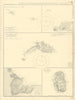 Islas Juan Fernandez Desventuradas Chile Pacific ADMIRALTY chart 1901 (1946) map