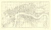 A contracted Scetch of the Plan of London &c, after John Rocque 1971 (1746) map