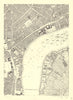 Waterloo Westminster South Bank Covent Garden C2. After ROCQUE 1971 (1746) map