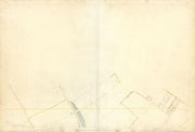 City of York #1 Clifton north. Ordnance Survey 1852 old antique map plan chart