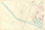 City of York #8 Marygate Museum Gardens Clifton Leeman Rd Bootham. OS 1852 map
