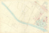 City of York #8 Marygate Museum Gardens Clifton Leeman Rd Bootham. OS 1852 map