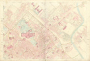 City of York #9 Minster & Medieval centre. Aldwark Monkgate Hungate. OS 1852 map
