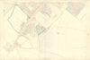 City of York #14 Mount Scarcroft Dringhouses Tadcaster Rd Knavesmire OS 1852 map