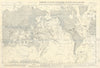 Ocean Topography. Deep sea drilling project sites Leg 44. Scripps/DSDP 1975 map